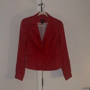 2B Bebe Red Women's Blazer Jacket